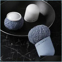 Cleaning Brushes Pot Cleaning Brush Steel Ball With Handle Kitchen Tool Decontamination Pan Brushes Drop Delivery Home Garden Housek Dhg2K