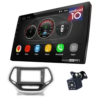 UGAR EX10 10 inch Android 10 0 DSP Car Stereo Radio Plus 22-811L Fascia Kit Compatible for JEEP Cherokee 2014 2648