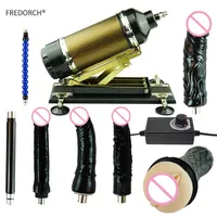 Sex Toy Massager Fredorch Machine with Male Masturbator Cup and Dildos Automatic Love Gun Toys for Women Men