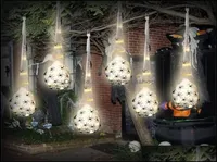 Autres fournitures de f￪te des f￪tes Autres fournitures de f￪te festes D￩coration d'Halloween suspendue Light Up Sac Egg Sacs Outdoor Glowing WE3356867