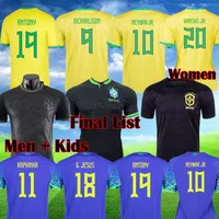 Brezilya 2022 2023 Futbol Forması Camiseta De Futbol Paqueta Raphinha Futbol Gömlek Maillots Marquinhos Vini Jr Silva Brasil Richarlison Erkek Çocuk Kadın Neymar 80409