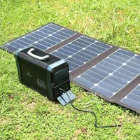 AC 110V 220V 93600mAh Portable Solar Generator Inverter UPS Pure Sine Wave Powers Supply USB Outdoor Energy Storage166R