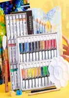 Maries 121824 Colors Professional Oil Paints Colors Ster Toner Drawing Pigments Supplies Art Pil Painting Set7826127