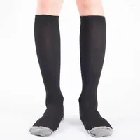 Calcetines para hombres terneros para hombres y mujeres sobre la rodilla anti-fricci￳n altas polainas el￡sticas femeninas al por mayor 5pair/lot