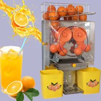 2020 Modelo de utilidade de concess￵es totalmente autom￡tico 22-25 laranjas minuciosas de frutas comerciais Lemon Orange Juicer Citrus J298O