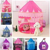 Kindertent spelen huis vouwen yurt prins prinses game kasteel indoor crawling kamer kinderen speelgoed 229h