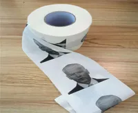 Nieuwheid Joe Biden toiletpapier servetten Roll grappige humor gag geschenken keuken badkamer houten pulp tissue bedrukte toiletten papieren servet7663326