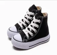 Taglia UE 2434 Nuovo marca Kids Canvas Shoes Fashion High Low Shoes Boys and Girls Sports Canvas Shoes5193059
