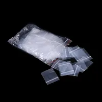 Новые целые 1000 ПК лоты Ziplock Poly пакеты прозрачные пластиковые пакеты для ювелирных пакетов Толстый прозрачный пакет Bag265G