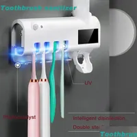 歯ブラシホルダーホームUES Tootaste Holders Dentaluv Toothbrush Sanitizer Sterilizer cleanter Storager Holder Traviolet germicidal 21 DHB4S