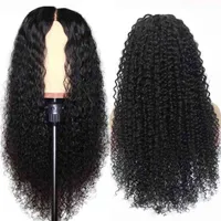 Factory wholale 100% Brazilian Bone Straight human Hair Vendor Black Women Curly Lace Closure Frontal hd lace front Wigs2630