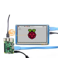 7 pouces Raspberry Pi 2 3 écran tactile d'affichage LCD 7 pouces H-D-MI LCD B Prise en charge divers systèmes236T