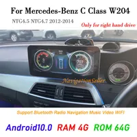 Android 10 0 Car DVD-плеер GPS Navigation для Mercedes Benz C Class W204 Правый диск 2011-2014 10 25-й сенсорный экран Mutimedia S2440