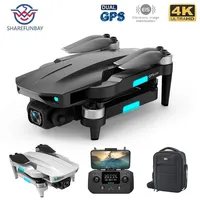 L700 Pro GPS -Drohne 4K Professionelle Dual HD -Kamera FPV 1 2 km Luftprophie bürstenloser Motor faltbar Quadcopter Toys 220311192g