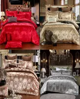 Designer Bed Comforters Set Luxury 3PCS Home Bedding Set Jacquard duvet Beds Sheet Twin Single Queen King Size Bedclothes 473 V28605015