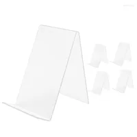 Sieraden Zakken Acryl Book Stand met Ledge Transparant Display Easel Clear Tablet Holder voor boeken Notebooks Artworks