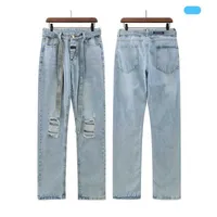 Cal￧a de jeans de moda nebulho de n￩voa de rua rodovi￡rio quebrado jeans slim fit hip hop justi biber rasgado designer de luxo el￡stico y2k tz9k syf1