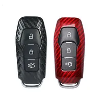 Carbon Fibre Car Remote Cover Cover Decoration Decoration FOB Protector Car Styling Accessories Clé pour Ford Mustang 2015-2020 ACCESSOO260L