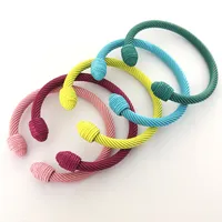Bracelets de câble de couleur en acier inoxydable Bracelets twés