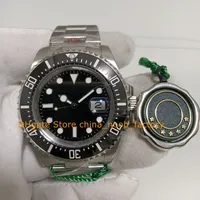 Mens Automatic Watches 43mm Date Sapphire Glass Black Dial Ceramic Bezel 50th Anniversary 904L Steel V12 Cal.3235 Movement Watch Sport Wristwatches