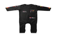 Saison F1 Red Rompers Championship Team Kids Baby Suit Suit Outdoor Indoor Bull Boy Girl Crawling Suit9887593