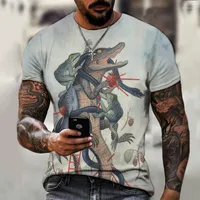 Heren T Shirts Summer 3D T-shirt Cartoon Animal Series Super High Quality Street Party Must-Have modieuze grappige kleding