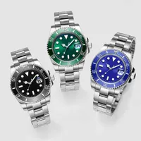 Erkekler AAA Watches Designer 41mm Siyah Diyal Otomatik Mekanik Moda Klasik Stil Paslanmaz Çelik Su Geçirmez Aydınlık Safir Safir Seramik Kol saatleri