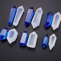 Andra mjuk kristall UV -epoxy mögel DIY hängande formverktyg dekoration silikonformar för hartsmycken tillverkning 221111