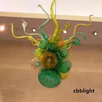 Eigentijdse mode hanglampen plantenvorm handgeblazen glazen kroonluchter aangepaste led verlichting indoor hangende armaturen plafondverlichtingen voor woningdecor lr825