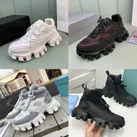 Mens Cloudbust Thunder Sneakers Women Fabric de tela Knit Shoe Low Top Top Platform Shoes de goma Ligera Suela 3D Zapatos Runner Big Tama￱o Nuevo Colores con caja NO338