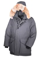 Goose Ontario Parka Coats Fusion Fusion Mens Canada Designer di alta qualità Down Jackets Homme Winter Puffer Big Fur Hoody Abbigliamento Heli-Arctic Parkas