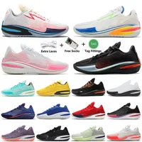 New Zoom G.T. Cut Running Shoes 2023 Authentic Mens Aird GT Cut Pawdacious Black Crimson Green Grinch White Laser Blue Mesh Sport Tenis Void Siren Red Low Sneakers