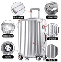 Scratch Jewelry Packaging & Display Other resistant aluminum frame trolley case suitcase 20/22/24
