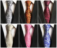 Bow Ties 18 색 선택 공식적인 행사 비즈니스 넥타이 독점 원본 패션 폭발 폴리 에스테르 캐슈 꽃 페이즐리 패턴