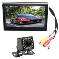 5.0 '' Bilvideo LCD TFT Color Monitor Screen f￶r Auto Reverse Reverview Camera Support NTSC PAL Video System