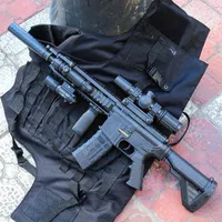 Оружейная игрушка Электрика M416 Submachine Rifle Sniper Airsoft Crystal Bomb Water Ball Pistol Model для взрослых мальчиков подарки на день рождения CS Fighting/416