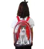 Bolsa de transporte de gato de mascotas transpirable Pets Transparent Space Bolsule Capsule Bag para gatos Astronaut Astronaut Travel Bag Jllyor1374786