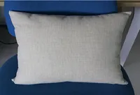 16x16 Faux Linen Pillow Case Blank Poly Linen Pillow Cover Plain Rustic Farmhouse Pillow Cope Coper Soublimation Blancs 25 PCS6843172