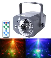 Etapa LED de estrobosc￳pico estrobosc￳pico controlado DJ KTV Proyector Party Disco Magic Ball Light Control remoto Mini L￡ser Light5618106