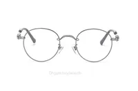 Designer ch Sonnenbrillen Frames Herzen Herren Herren Neue Runde Myopie Brille Mode ausgestattete Chromes Frauen Luxuskreuz Eyeglass Rahmen Top -Qualität NNNA