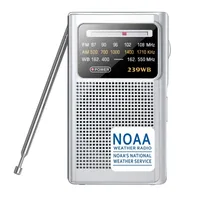 Radio FM AM NOAA Pointer Tuning DSP Mini Handheld Speaker Portable Pocket Receiver with Weather Warning 221111