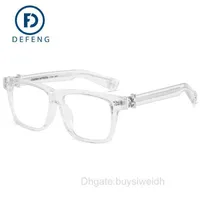 Designer CH Solglas￶gon ramar hj￤rtan Mens N￤ra glas￶gon Kvinnors stora fyrkantiga plattformar Herrkvalitetskrom Kvinnor Luxur Cross Eyeglass Frame 59HD