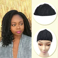 Wig Caps Black Super Elastic Cornrow Cap For Weave Crochet Braid Making s Top Selling Hairnets Hook for Weaving Lace Hair 221111