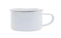 Sublimation Blank 350ML Creative Coffee Enamel Mug Travel Tea Cup Custom Logo DIY Print home office Personalized Gift1290516