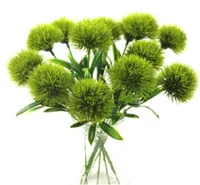 Flores artificiais Dandelion Decorativo Flor Pl￡stico Casamento Decora￧￣o Valentina039S Dia Flores Branco Ven￧￣o Verde 25C2249985