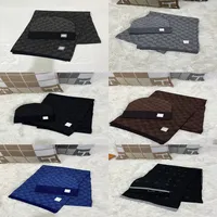 2022 Designer Scarf Hat Set New Mens Womens Winter Warm Beanie and Scarves Sets Quality Colors Optional Exquisite send Gift