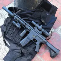 Оружейная игрушка Электрика M416 Submachine Rifle Sniper Airsoft Crystal Bomb Water Ball Pistol Модель для взрослых мальчиков подарки на день рождения CS Fighting-416