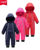 Iyeal Children Baby Clothes Winter Snowsuit Duck Down Raiper Outdoor Toddler Girls Basstombe For Boys Kids Jumpsuit 14 ans 201029374189