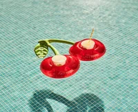 5pcslot şişme çift kiraz bardağı tutucu içecek tutucu havuz şamandıraları su oyuncak havuzu parti floaties 2205074859232