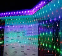 6mx4m 640 LED Fairy Net Lights Festival Festival Mesh String Festa de Natal Casamento de Natal Luzes de decoração ao ar livre8888759